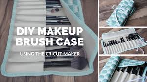 diy makeup brush carrying case tutorial