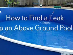 Is your pool actually leaking? How To Find A Leak In An Above Ground Pool In Vinyl Liner Material Home Tips