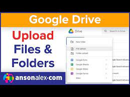 folders to google drive