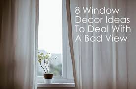 Window Decor Ideas To Deal With A Bad View
