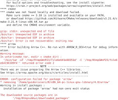 load rio package in rstudio for linux