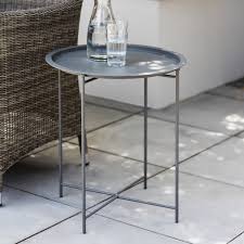 Simple and versatile, the fermob bistro rectangle folding table is an ideal addition to any outdoor area. Bistro Tray Table In Grey Or Cream Garden Trading