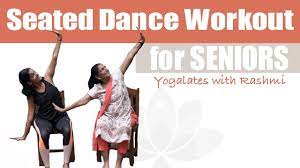 senior citizens dance workout seated