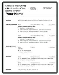 University Student Resume Template Templates Download