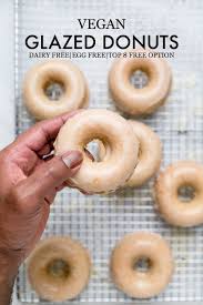glazed vegan donuts make it dairy free