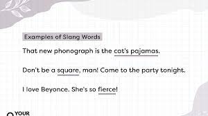 slang words list of slang word