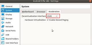how to run android on linux using