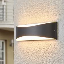 led outdoor wall light akira modern