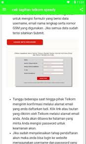 Telekomomunikasi indonesia, tbk (telkom) dengan pangsa pasar utama u. Cek Tagihan Telkom Speedy For Android Apk Download