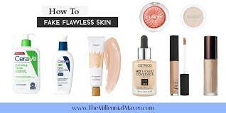how to fake flawless skin oil