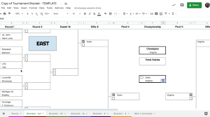Google Sheets Tournament Bracket Tutorial