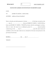 Apartment Lease Renewal Letter Template Not Renewing Commercial Non