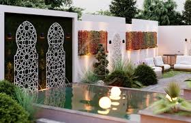 The interior designers used the. Modern Arabic Villa Architectural Design Minimalistisch Garten London Houzz