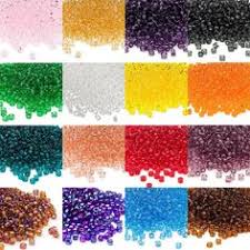 Seed Bead Sizes Chart In Inches Mm Beads And Findings