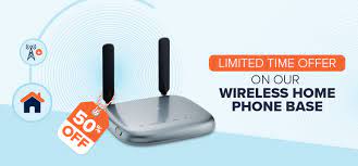 on a zte wireless home phone base with