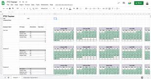 excel pto vacation tracker 5