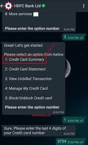 how to check hdfc credit card balance
