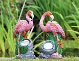 Garden Ornaments Flamingo Solar Powered