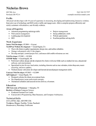 This resume was written by our experienced resume writers web developer resume template (text version). Professional Web Developer Resume Examples Web Development Livecareer
