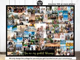 Family Big Collage Frame With 100