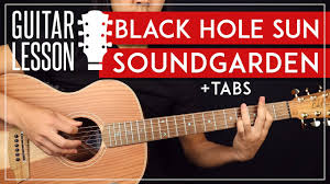 black hole sun acoustic guitar tutorial