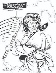 Color in this picture of davy crockett and share it with others today! Alamo Coloring Sheets For Children Halloween Coloring Sheets Halloween Coloring Halloween Coloring Pages