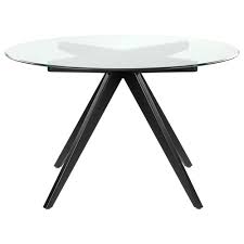 Anders Round Glass Top Dining Table