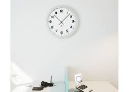 Giant Wall Clock Horgiant Silver Grey