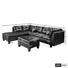 merax sectional sofa with chaise and