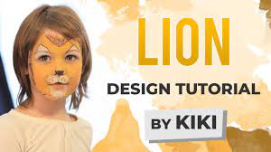 lion face painting tutorial you