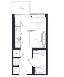 1 bedroom condo floor plans p or