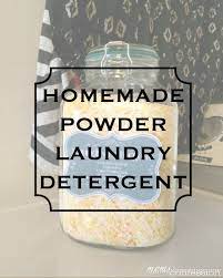 homemade powder laundry detergent