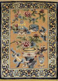gulmarg gold hand knotted silk rugs