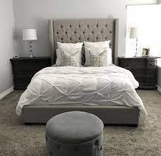 Westerly Upholstered Bed In Gray Ca