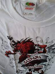 red dragon gaspari nutrition t shirt xl
