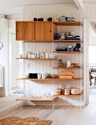 Open Kitchen Wall Shelves