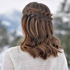 Firstly double crown waterfall braid is created at the top hair. 40 Flowing Waterfall Braid Styles Waterfall Braid Tutorial And Inspiration