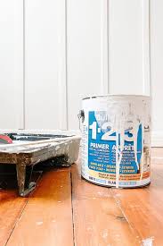 how to paint hardwood floors no sanding