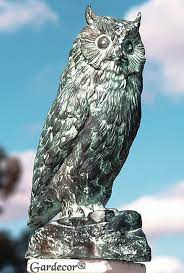 Owl Bronze Garden Statue William