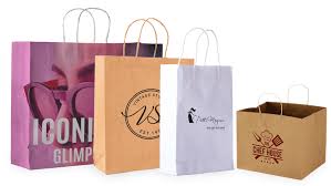 Paper Bag Printing Brown And White Kraft Paper Bags Free