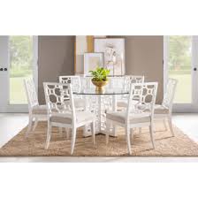 Chelsea 5pc Round Glass Dining Room