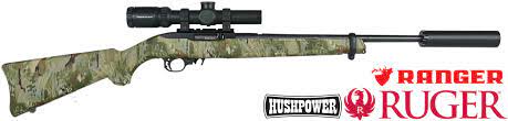 22 lr ruger 10 22 blued wolf camo with