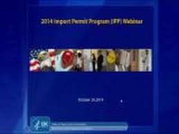 2016 import permit program webcast part