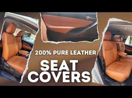 Pure Leather Nappa Seatcovers In Innova