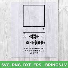 Share your videos with friends, family, and the world Spotify Glass Art Svg Music Player Svg Track Display Svg