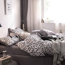 black leopard print bedding sets