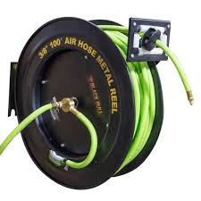 100 Foot Retractable Air Hose Reel With