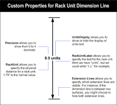 rack unit dimension line visio guy