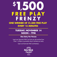 An upscale retreat with plenty of amenities for your comfort and convenience, the hotel offers 19 suites and 81 deluxe rooms. Seminole Hard Rock On Twitter Free Play Frenzy Starts Now One Winner Of 1 500 In Free Play Every 15 Minutes Details Https T Co Lkeoxglhlr