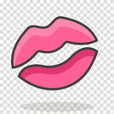 kiss emoji logo lips pink mouth